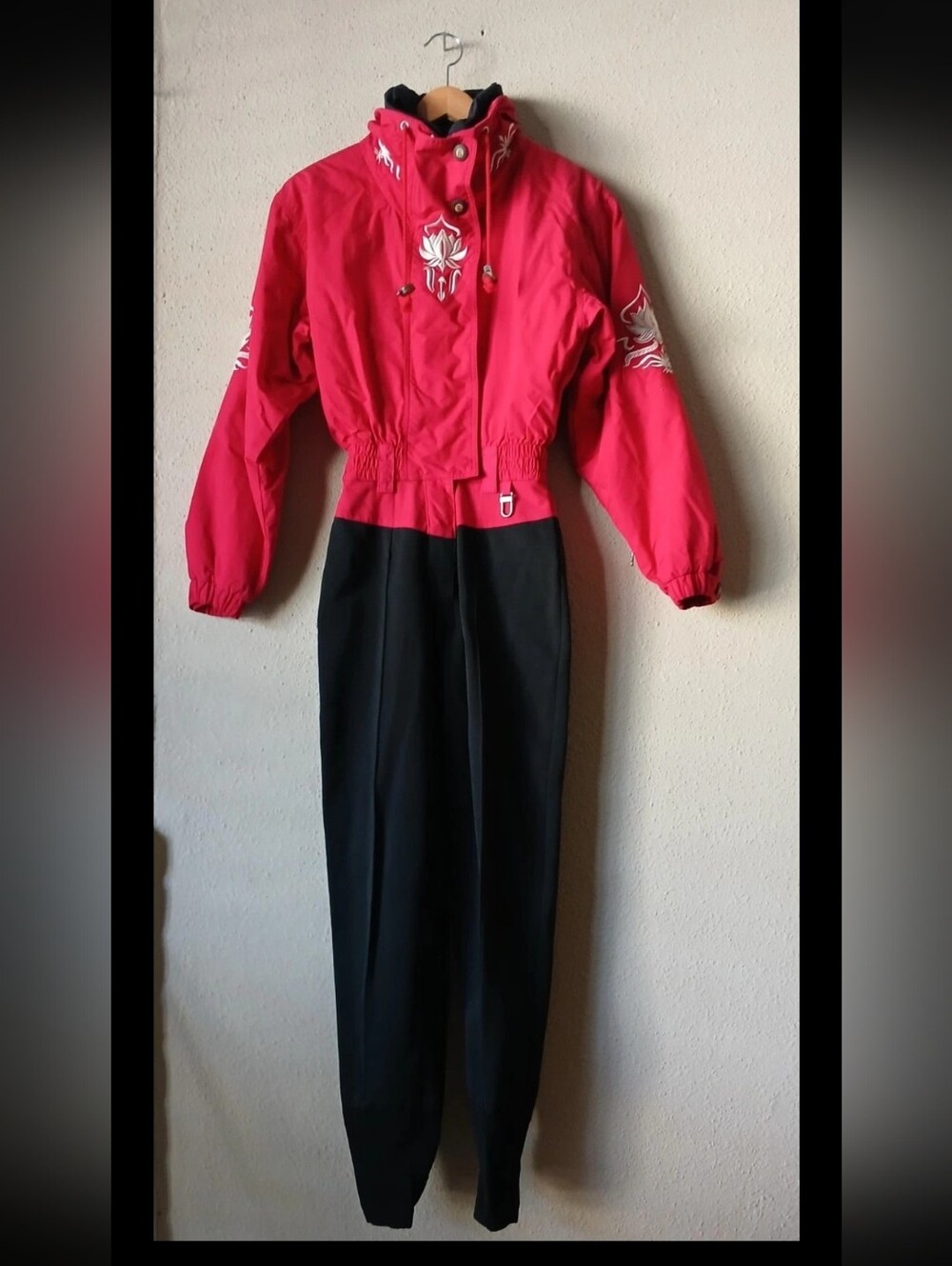 Vintage Bogner Ski Suit Womens 4 Jumpsuit Colorblock 80's